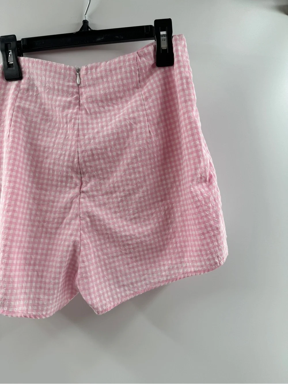 Princess Polly Kyla Pink Gingham Tie Waist Skort – US 6